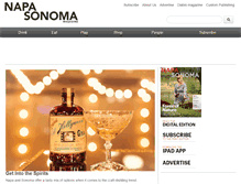 Tablet Screenshot of napasonomamagazine.com
